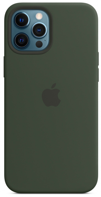 Чехол Silicone Case для iPhone 12 Pro Max зеленый